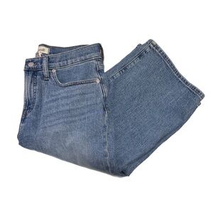 NWT Madewell The Petite Perfect Vintage Wide-Leg Jean in Heathcote Wash 28P